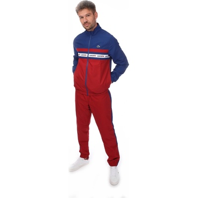 Lacoste Анцуг Lacoste Men's Logo Stripe Performance Tracksuit - Captain/Ora