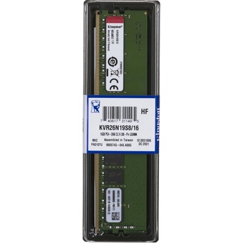 Kingston DDR4 16GB 2666MHz CL19 KVR26N19S8/16