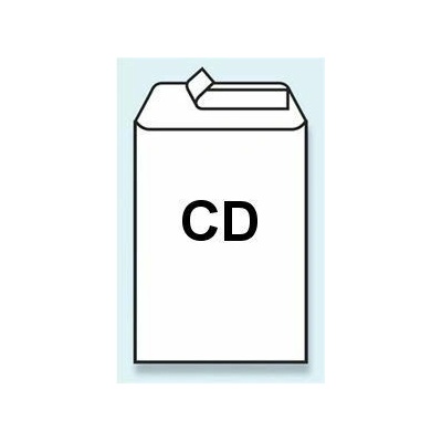 Bublinková obálka samolepicí s páskou na CD 180 × 165 mm