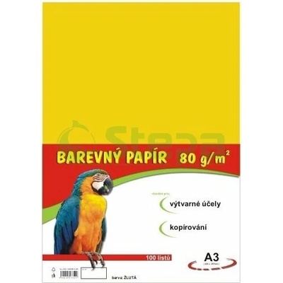 Barevný papír A3 80 g 100 ks fialový