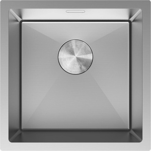 Mexen Trixo кухненска мивка от неръждаема стомана с 1 отделение 440 x 440 mm, инокс - 6413441000-01 (6413441000-01) Мивка за вграждане