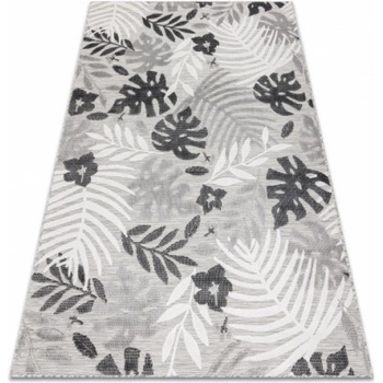 Nej-koberce Botanic 65245 Listy Monstera šedý