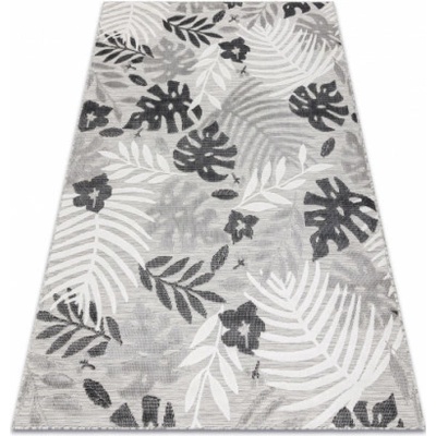 Nej-koberce Botanic 65245 Listy Monstera šedý