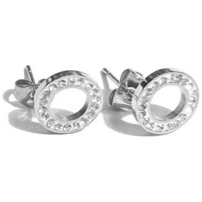 ORNAMENTI Náušnice Small Circle silver SA300144