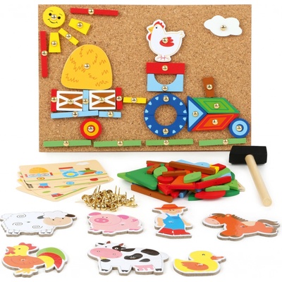 Small Foot Dřevěná kreativní Farma