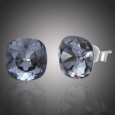 Grace Silver Jewellery stříbrné Swarovski Elements Victoria E1139-12 Silver Night
