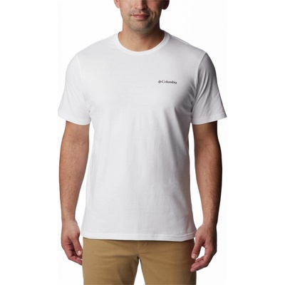 Columbia tričko biele potlačou 1834041
