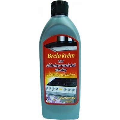 Brela krém na sklokeramické dosky s jemným abrazívom a leštiace prísadou 250 ml