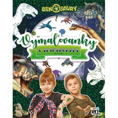 Jiri Models Omalovánka Dinosauři s tetovačkami