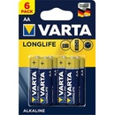 VARTA Longlife AA 6 ks BAVA 4106 6PACK