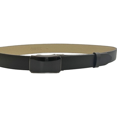Belts 35-020-A17 pánský kožený pásek černý