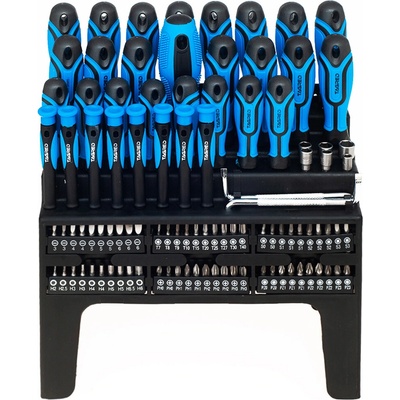 Sada skrutkovačov, bitov, imbusov, 100 kusov, Tagred TA1079