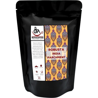 BotaCoffee Robusta India Parchment Washed Grade AB Velmi hrubě mletá french press 250 g