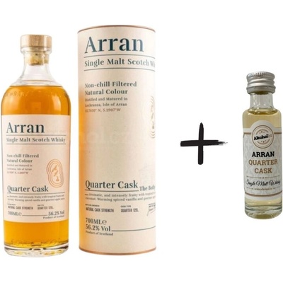 Arran Quarter Cask 9y 56,2% 0,7 l a miniatura (tuba)