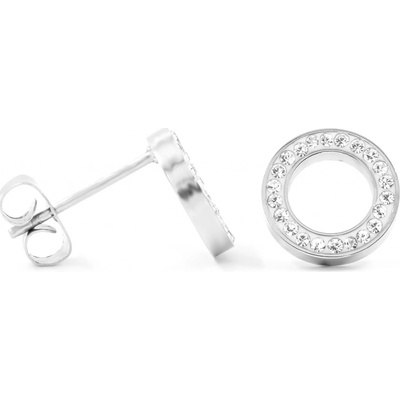 BRUNOshop.cz Náušnice MINI KROUŽEK s kamínky S3804