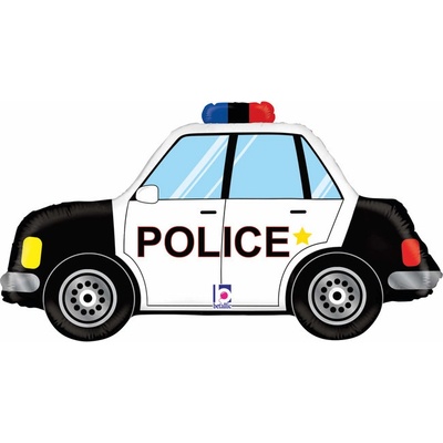 Grabo Fóliový balón supershape Policajné Auto 86cm