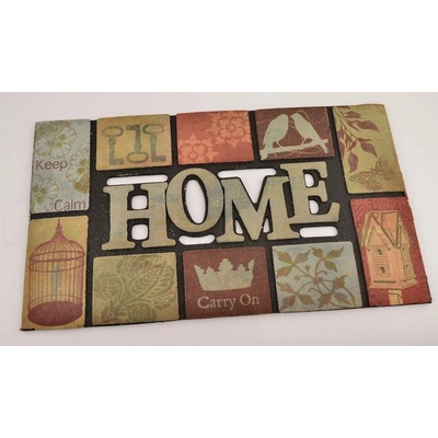 Vopi Rohožka Ecomat MP 704 Home Slate Vintage hnědá 45x76 cm – Zboží Mobilmania