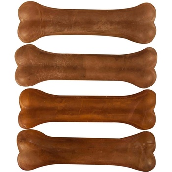 Flamingo - Лакомство за кучета, кокали от пресована кожа, 4бр. /9см