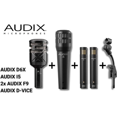 Audix D6X, I5 a 2x F9