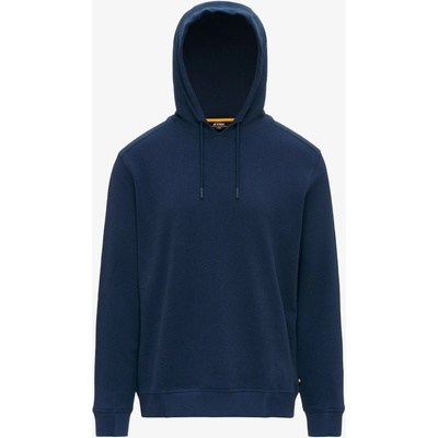 K-Way Мъжки суичър K-Way Lorly Linen Blend Hoodie - Blue Insignia - размер XXL (017-4411-0115)