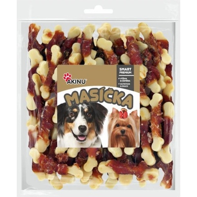 Akinu MASÍČKA Kostička s kuřecím pamlsek pes 300 g