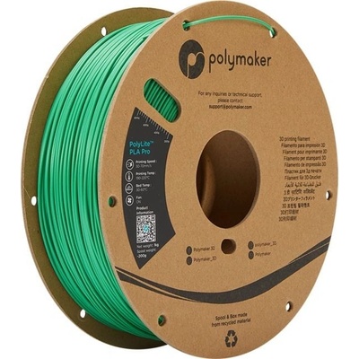 Polymaker PolyLite PLA PRO Green 1,75mm 1kg
