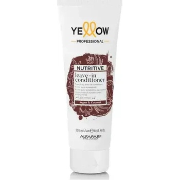 Yellow Professional Подхранващ балсам за коса без изплакване с екстракт от арган и кокос Yellow Nutritive Leave-in Conditioner