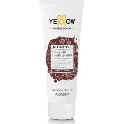 Yellow Professional Подхранващ балсам за коса без изплакване с екстракт от арган и кокос Yellow Nutritive Leave-in Conditioner