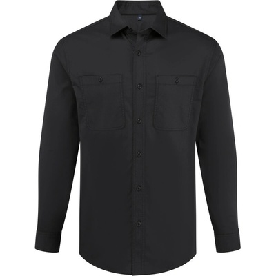 Premier košile Utility 2.0 dlouhý rukáv unisex PR 021 černá stay