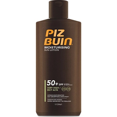 PIZ BUIN Moisturising Sun Lotion слънцезащитен лосион spf 50 унисекс 200 мл