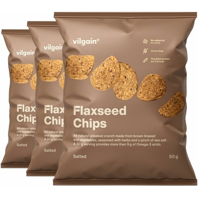 Vilgain Flaxseed Chips solené 50 g