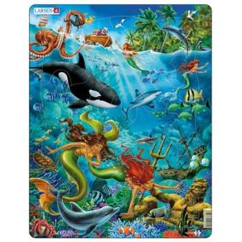 Image 1 of Larsen - Пъзел: Детски - "В океана" - 32 части, голям