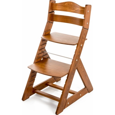 Hajdalánek Rostoucí židle Maja opěrka do kulata dub tmavý / dub tmavý – Zboží Dáma