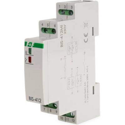 BIS-412M-LED/230 - Skupinové (hotelové) impulzné relé s pamäťou, 230V, 16A (160A/20ms), 1x NO