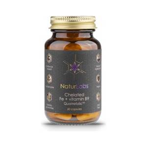 NaturLabs - Хелатирано желязо + B9, 60 капсули