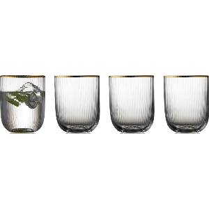 LyngbyGlas Palermo Gold Чаши 350 мл, 4 бр (12050)