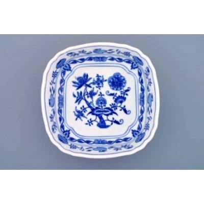 Český porcelán Dubí Mísa čtyřhranná Italská 10065 Cibulák 26 cm