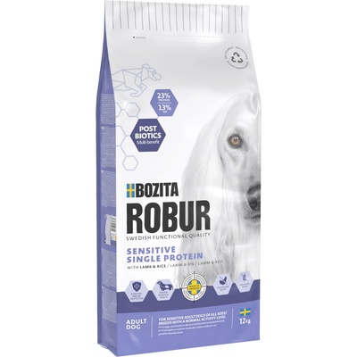 Bozita Robur Sensitive Single Protein Lamb and Rice 2 x 12 kg