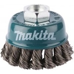Makita Чашова четка makita от стоманена тел, плетена тел 0, 5 мм, 60 мм d-24119 (d-24119)
