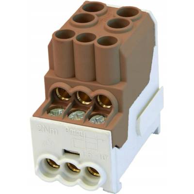 SIMET 81601015 SDB 100 Rozvodný blok Al/Cu 80010 SIMBLOCK