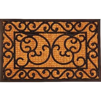 Esschert Design Best for Boots s kokosovým vláknem černá přírodní 60 x 40 cm