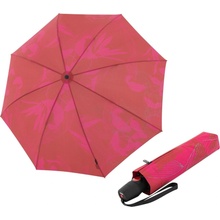 Knirps T.200 Medium Duomatic Garden Scarlet elegantný plne automatický dáždnik