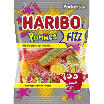 HARIBO Pommes Fizz jelly sour chips 80гр