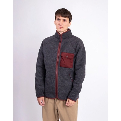 Fjällräven Vardag Pile Fleece M Dark Grey-Maroon