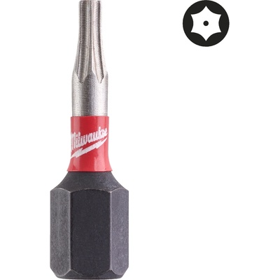 Milwaukee 4932471578 bit TORX BO8 s otvorem, 25mm IMPACT DUTY, torzní zona