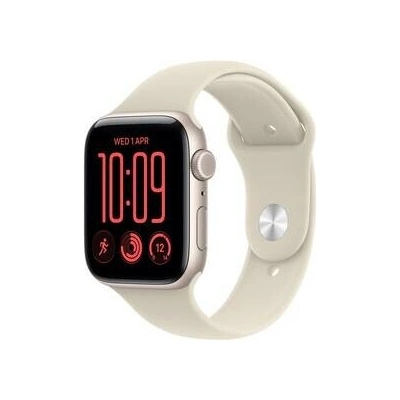 Apple Watch SE 3 GPS + Cellular 40 mm hviezdne biely hliník, pieskový športový remienok - S/M MJLC4WF/A