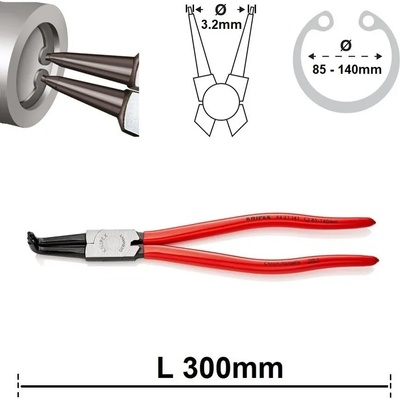 KNIPEX Зегер клещи 90° - 300мм ; 4421j41 knipex