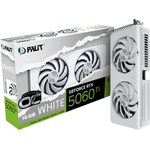 Palit GeForce RTX 5060 Ti White OC 16GB GDDR7 128bit (NE7506TU19T1-GB2061M) Видео карти