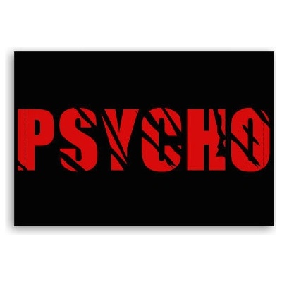 Fotoobraz 90x60 cm střední Psycho