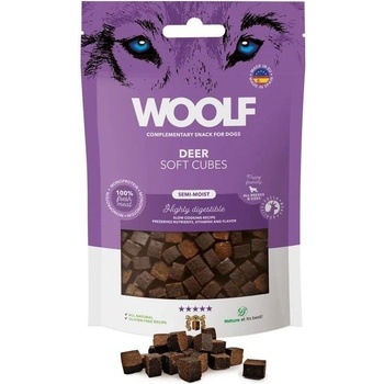 Woolf Dog Soft Cubes Deer 100 g